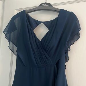 Azazie Rylee Dark Navy Dress